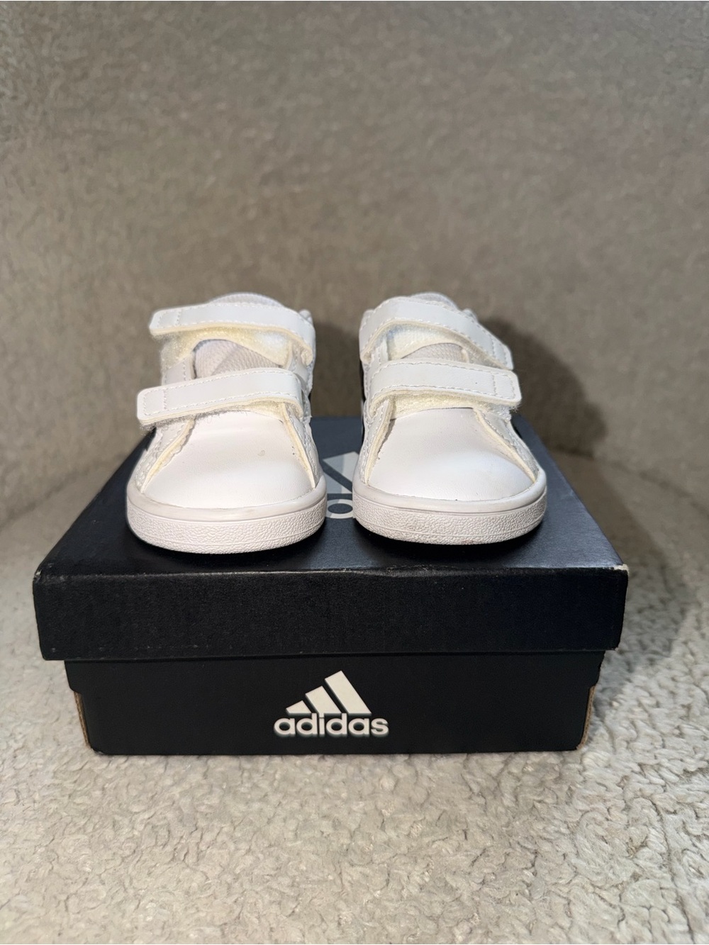 adidas Kids' White Sneakers size us 3K